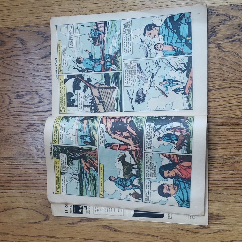 Vintage 60s Classics Illustrated No. 149 Off On A Comet Jules Verne Comic Book - Picture 5 of 16